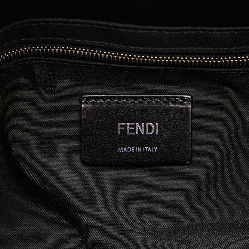 Fendi Nylon Karl Kollage Convertible Belt Baguette White Very good condition - Box View