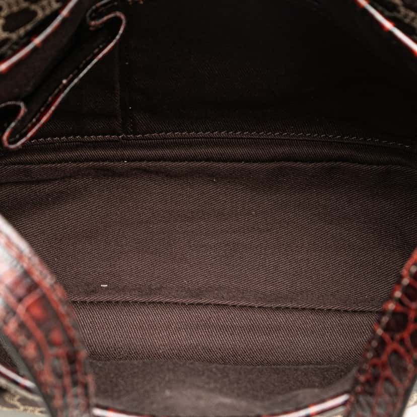 Celine Macadam Canvas Shoulder Bag Brown Canvas Good condition - Model View