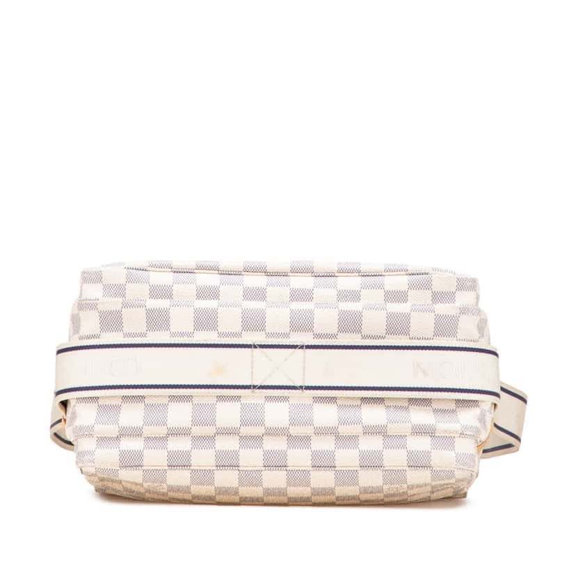 Louis Vuitton Damier Azur Naviglio White Canvas Good condition - Inside View
