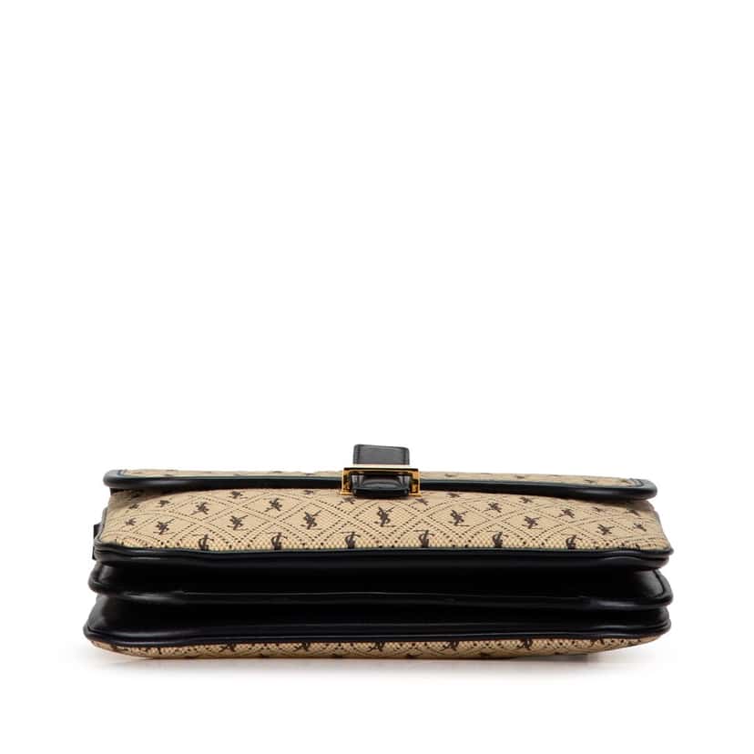 Saint Laurent Small Canvas Le Monogramme Crossbody Brown Canvas Good condition - Model View
