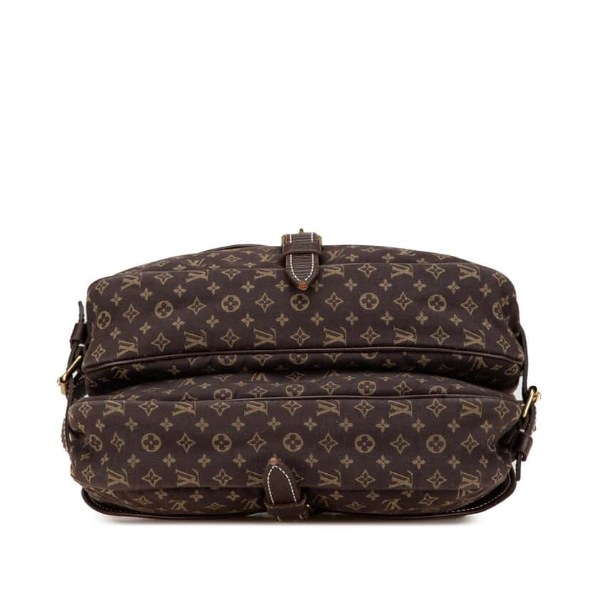 Louis Vuitton Monogram Mini Lin Saumur 30 Brown Canvas Good condition - Inside View