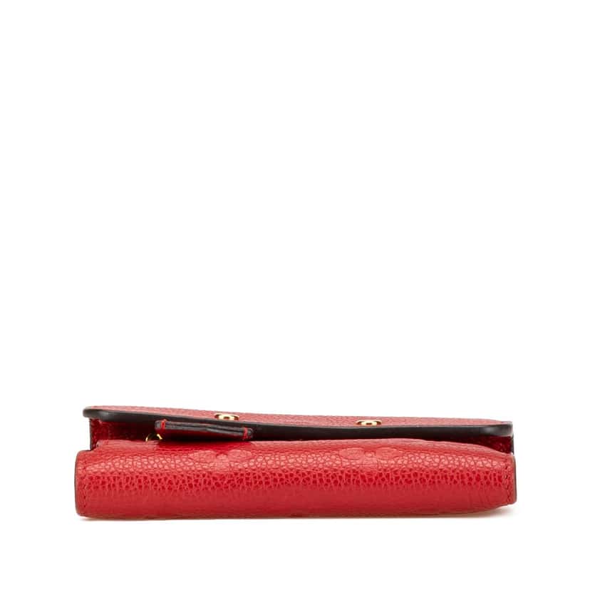 Louis Vuitton Monogram Empreinte Pont Neuf Wallet Red Leather Good condition - Inside View