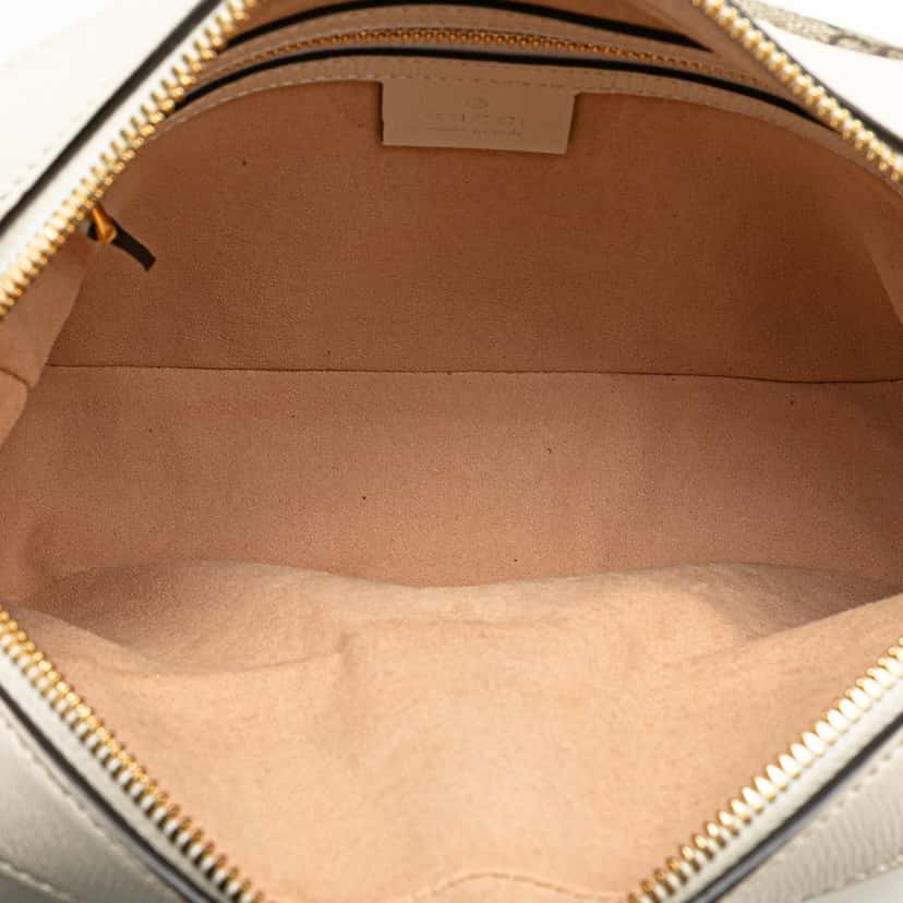 Gucci Small GG Supreme Horsebit 1955 Crossbody Brown Canvas Good condition - Model View