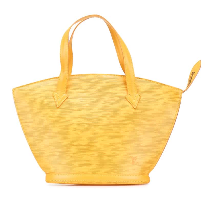 Louis Vuitton Epi Saint Jacques PM Short Strap Yellow Leather Good condition - Front View