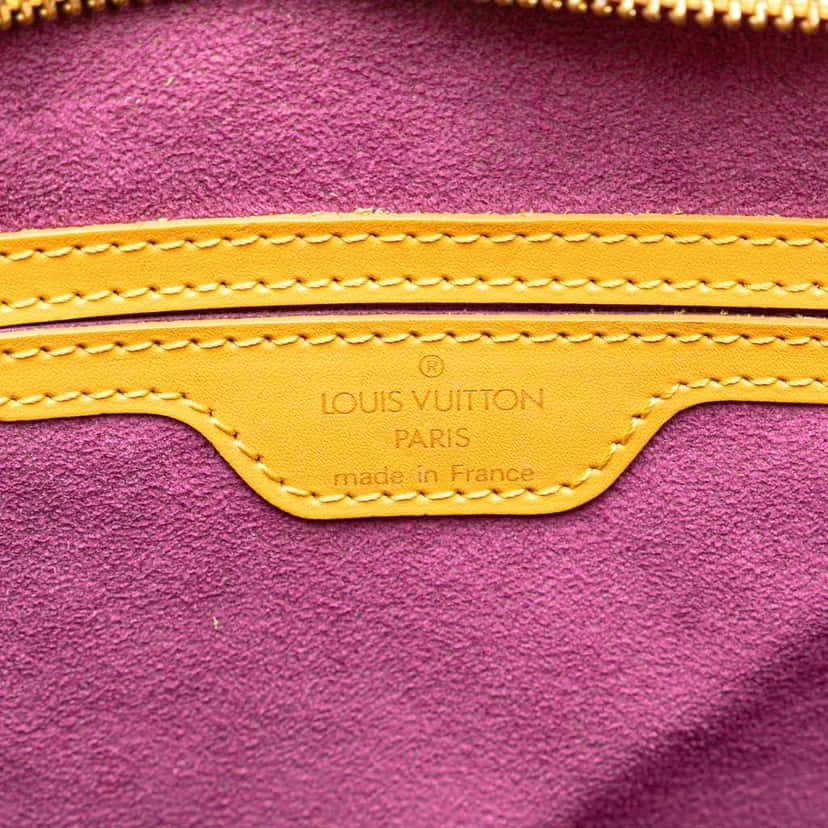 Louis Vuitton Epi Saint Jacques PM Short Strap Yellow Leather Good condition - Box View
