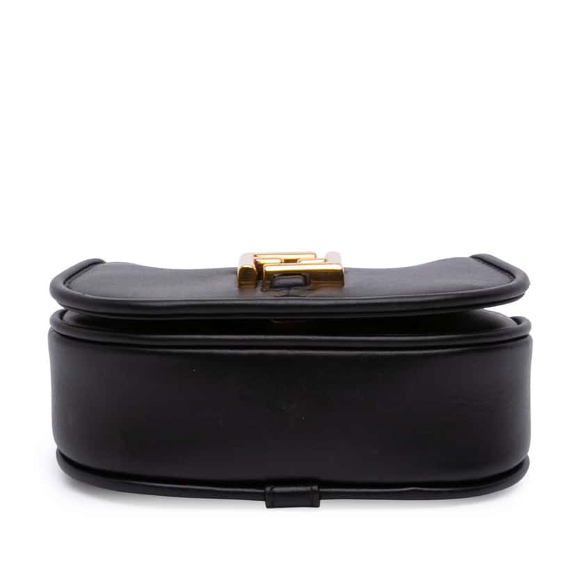 Fendi Mini Leather C mon Crossbody Black Leather Good condition - Inside View