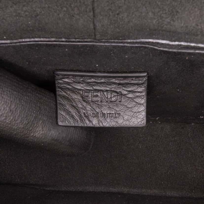 Fendi Mini Leather C mon Crossbody Black Leather Good condition - Box View