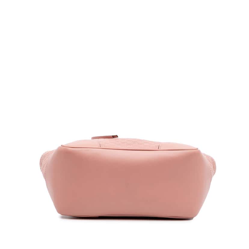 Gucci Small Microguccissima Bree Satchel Pink Leather Good condition - Inside View