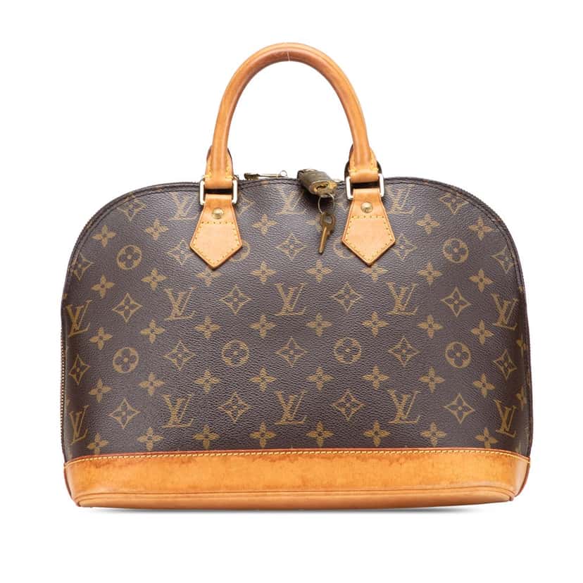 Louis Vuitton Monogram Alma PM Brown Canvas Good condition - Front View