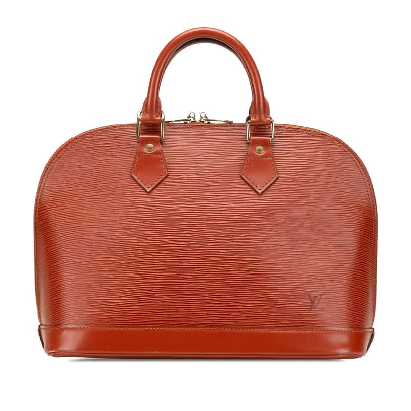 Louis Vuitton Epi Alma PM Brown Leather Good condition - Front View