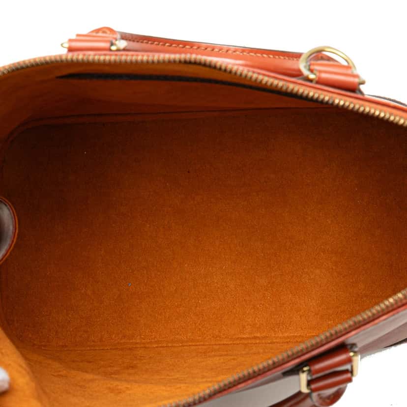 Louis Vuitton Epi Alma PM Brown Leather Good condition - Model View