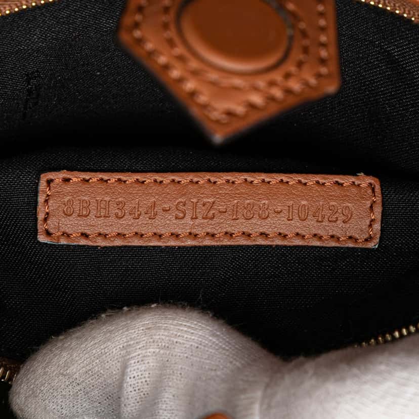 Fendi Small Leather Runaway Satchel Brown Leather Good condition - Box View