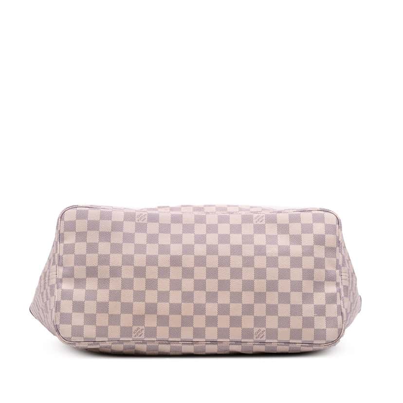Louis Vuitton Damier Azur Neverfull GM White Canvas Good condition - Inside View