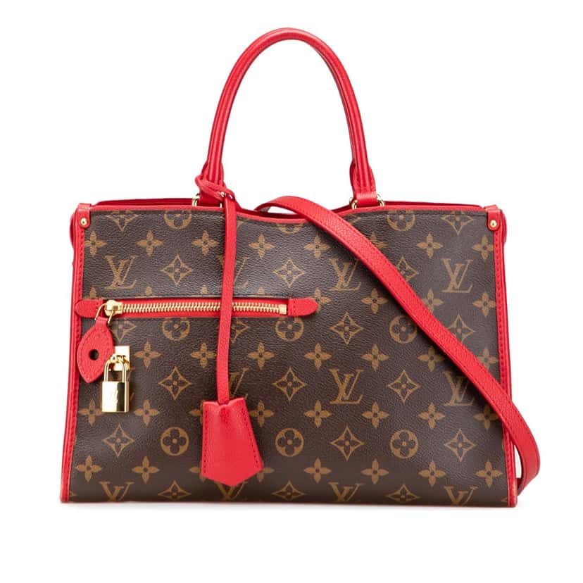 Louis Vuitton Monogram Popincourt PM Brown Canvas Good condition - Front View