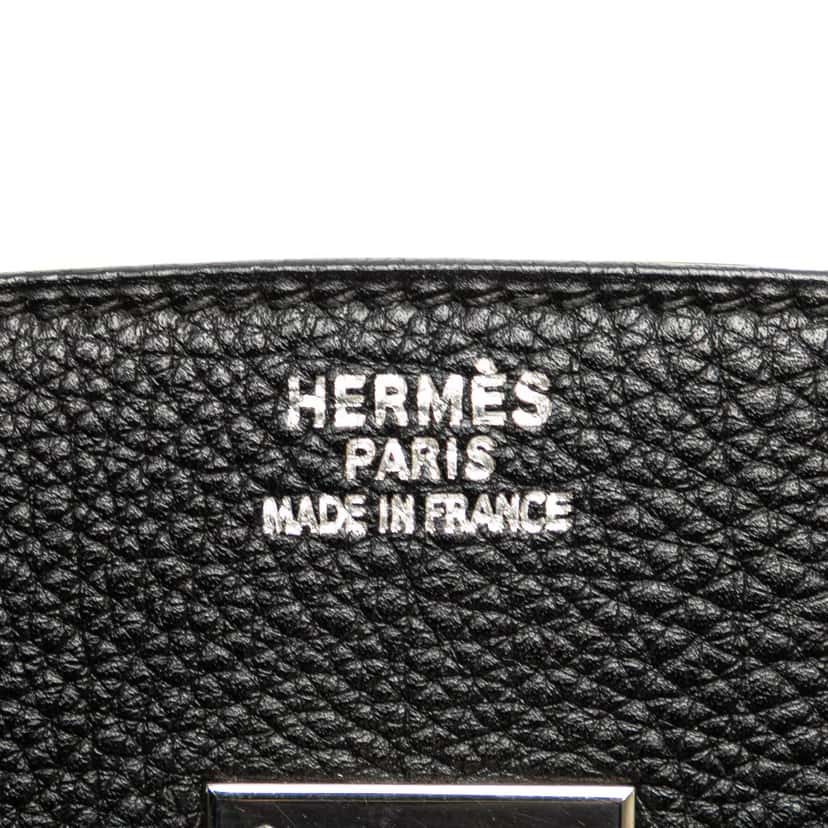 Hermès Togo Birkin Retourne 35 Black Leather Good condition - Box View