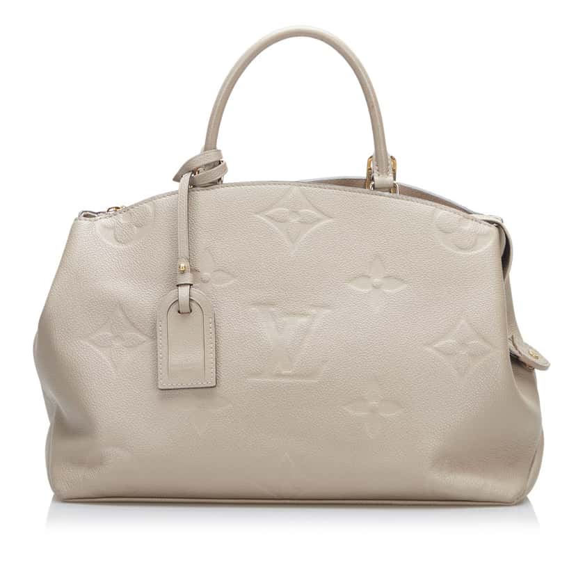 Louis Vuitton Monogram Empreinte Giant Palais Grey Leather Good condition - Front View