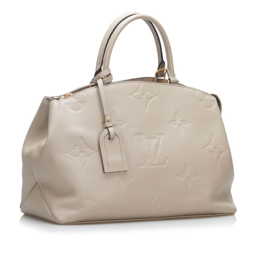 Louis Vuitton Monogram Empreinte Giant Palais Grey Leather Good condition - Back View