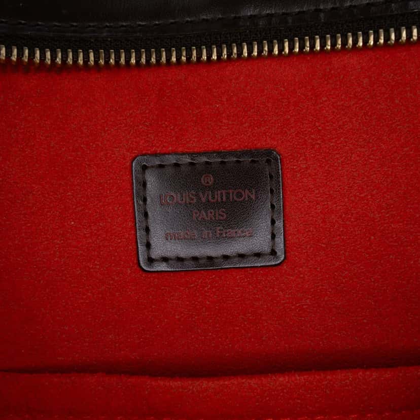Louis Vuitton Damier Ebene Venice Sac Plat GM Brown Canvas Good condition - Box View