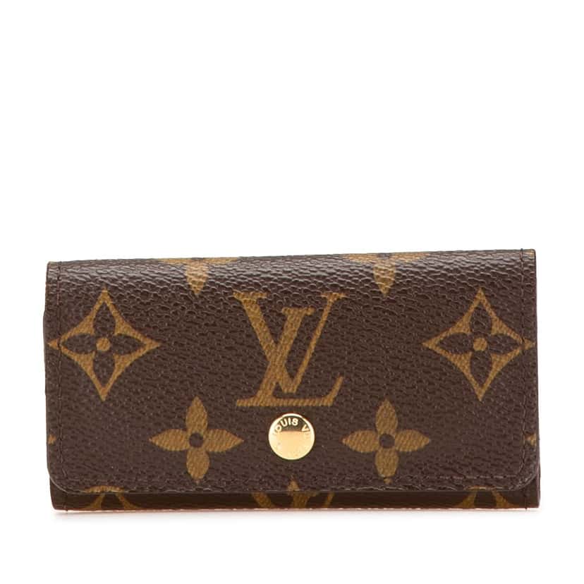 Louis Vuitton Monogram 4 Key Holder Brown Canvas Good condition - Front View