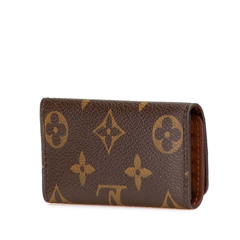 Louis Vuitton Monogram 4 Key Holder Brown Canvas Good condition - Back View