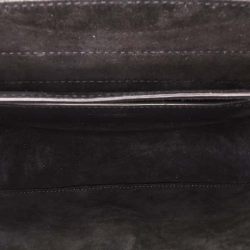 Saint Laurent Small Calfskin and Pony Hair Leopard Print Kaia Crossbody Black Leather Good condition - Model View