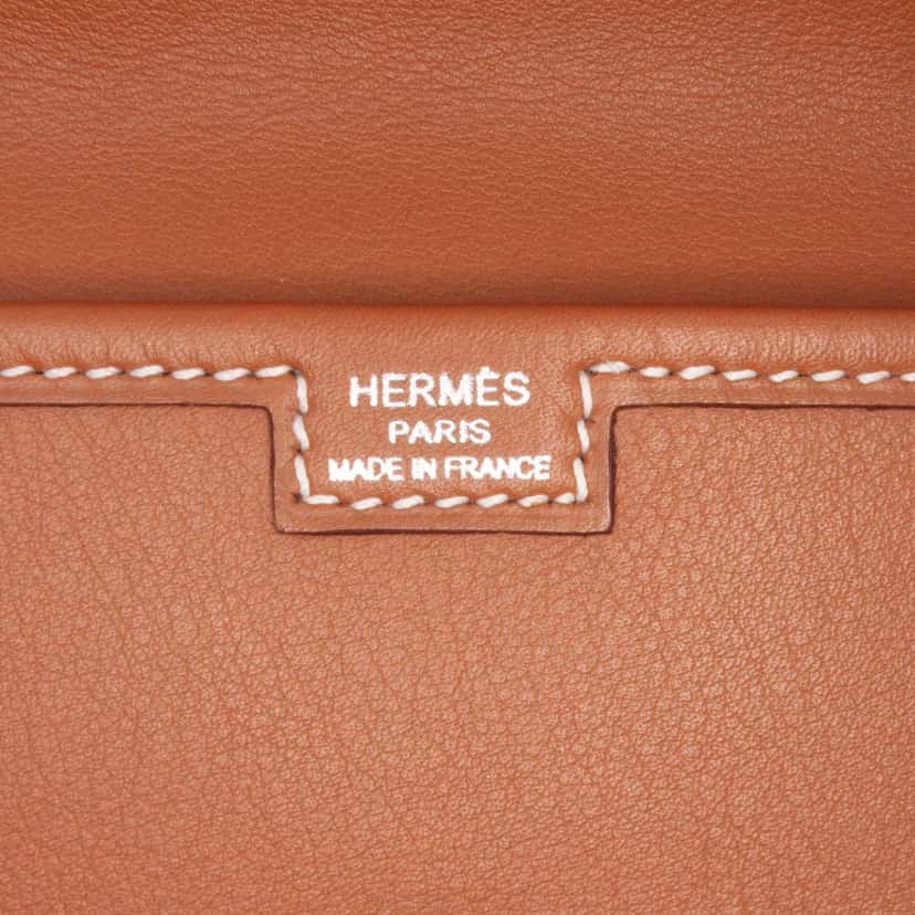 Hermès Swift Jige Elan 35 Brown Leather Good condition - Box View