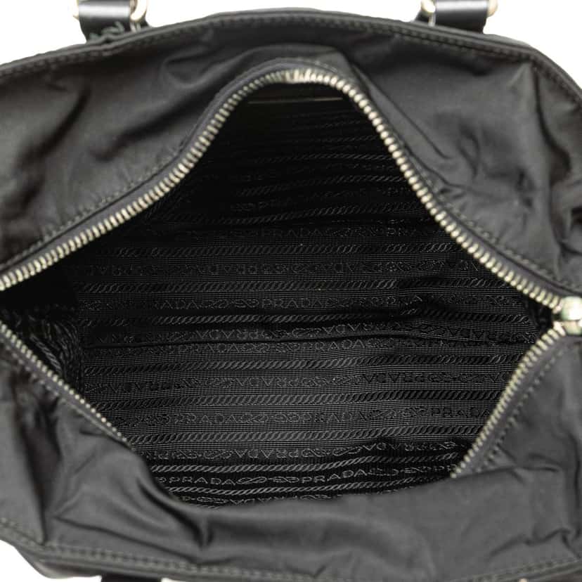 Prada Tessuto Satchel Black Good condition - Model View