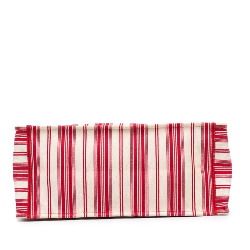 Dior Large Striped Book Tote Red Canvas Very good condition - Inside View