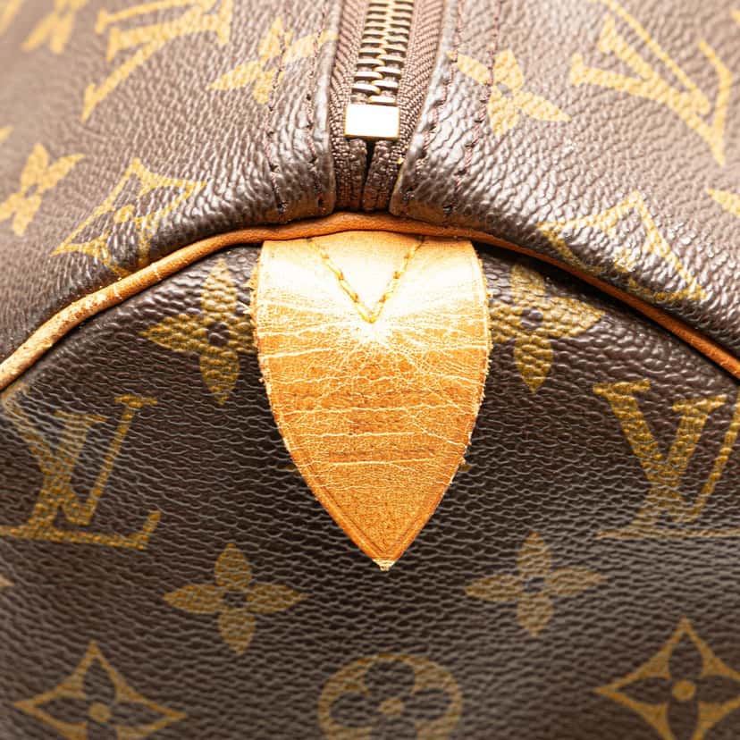 Louis Vuitton Monogram Speedy 40 Brown Canvas Fair condition - Box View