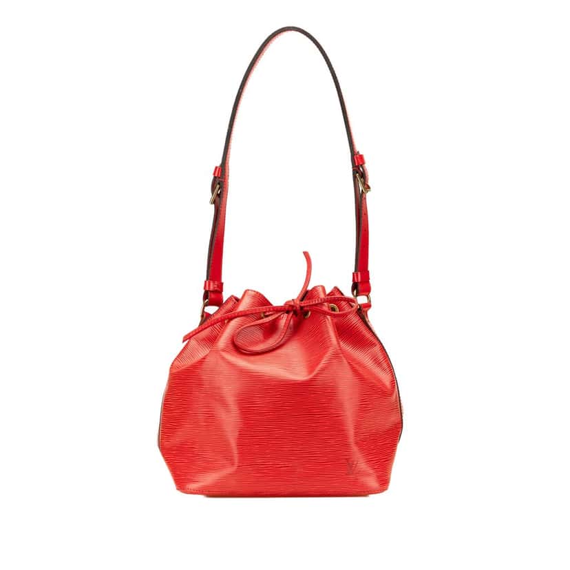 Louis Vuitton Epi Petit Noe Red Leather Good condition - Front View