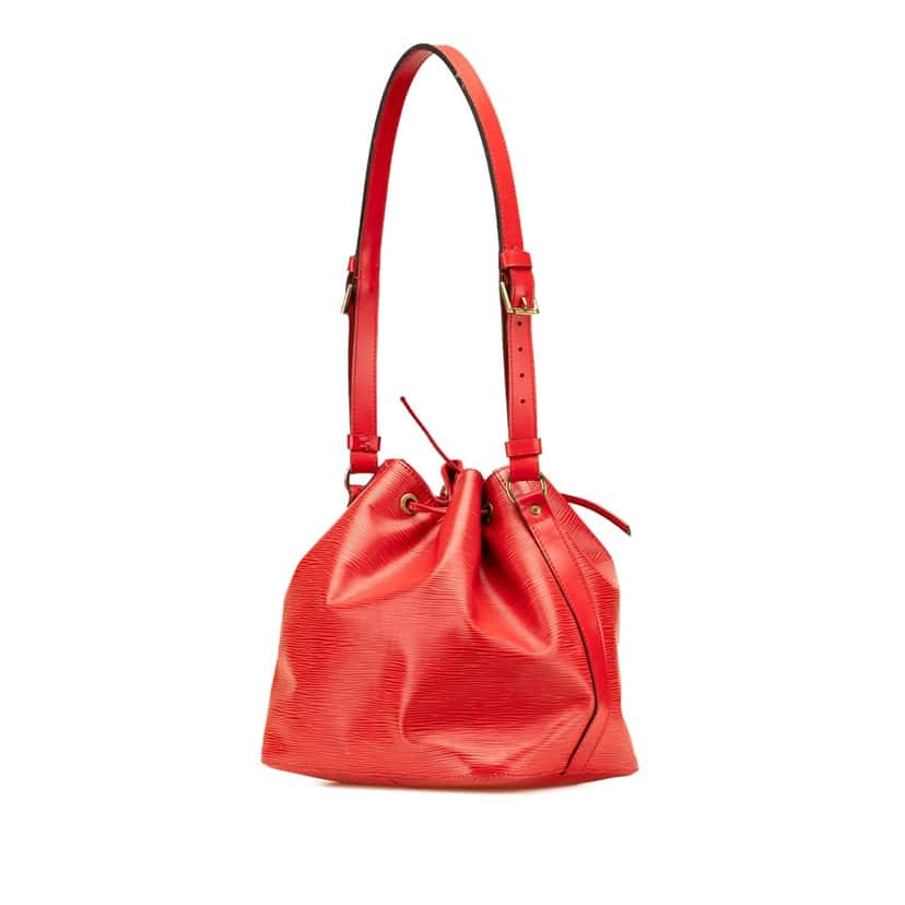 Louis Vuitton Epi Petit Noe Red Leather Good condition - Back View