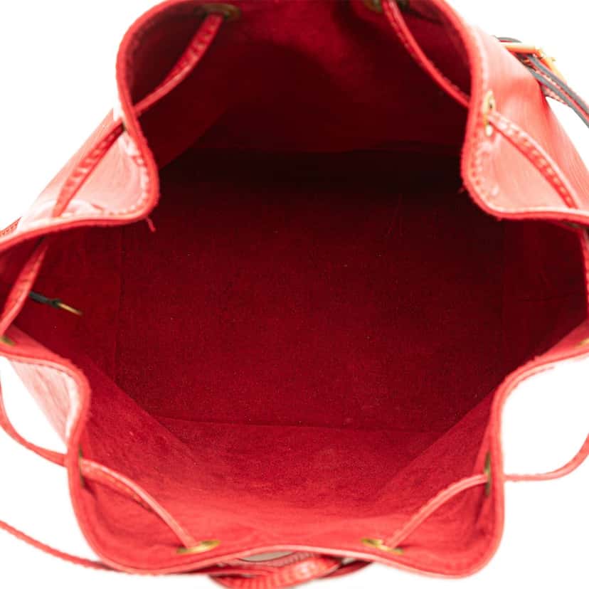 Louis Vuitton Epi Petit Noe Red Leather Good condition - Model View