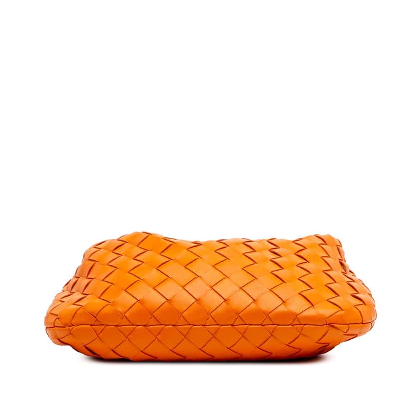Bottega Veneta Mini Nappa Intrecciato Jodie Orange Leather Good condition - Inside View