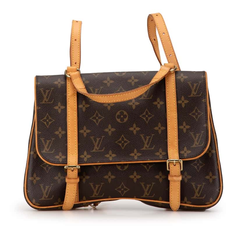 Louis Vuitton Monogram Marelle Sac a Dos Brown Canvas Good condition - Front View