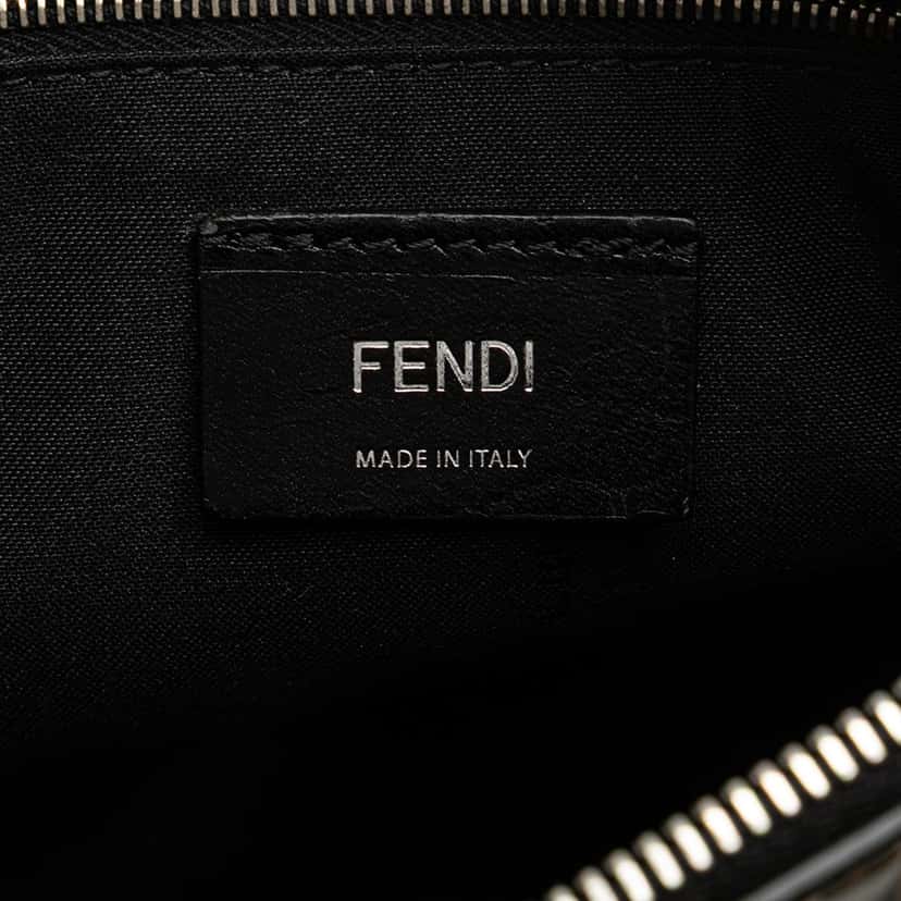 Fendi FF Embossed Leather 1974 Crossbody Brown Leather Good condition - Box View