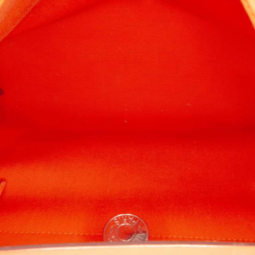 Hermès Toile Herbag Zip 31 Orange Canvas Good condition - Model View