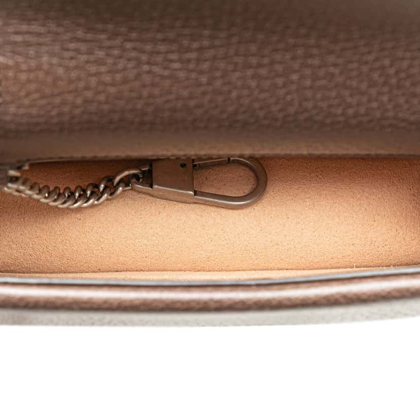 Gucci Super Mini GG Supreme Studs Dionysus Crossbody Brown Canvas Good condition - Model View