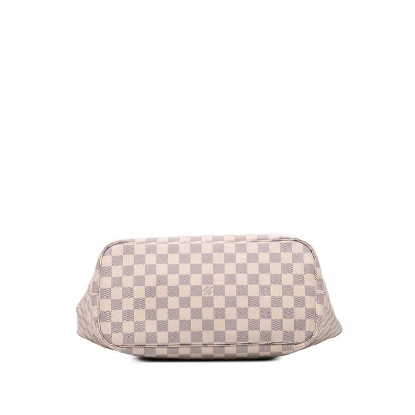 Louis Vuitton Damier Azur Neverfull MM White Canvas Good condition - Inside View