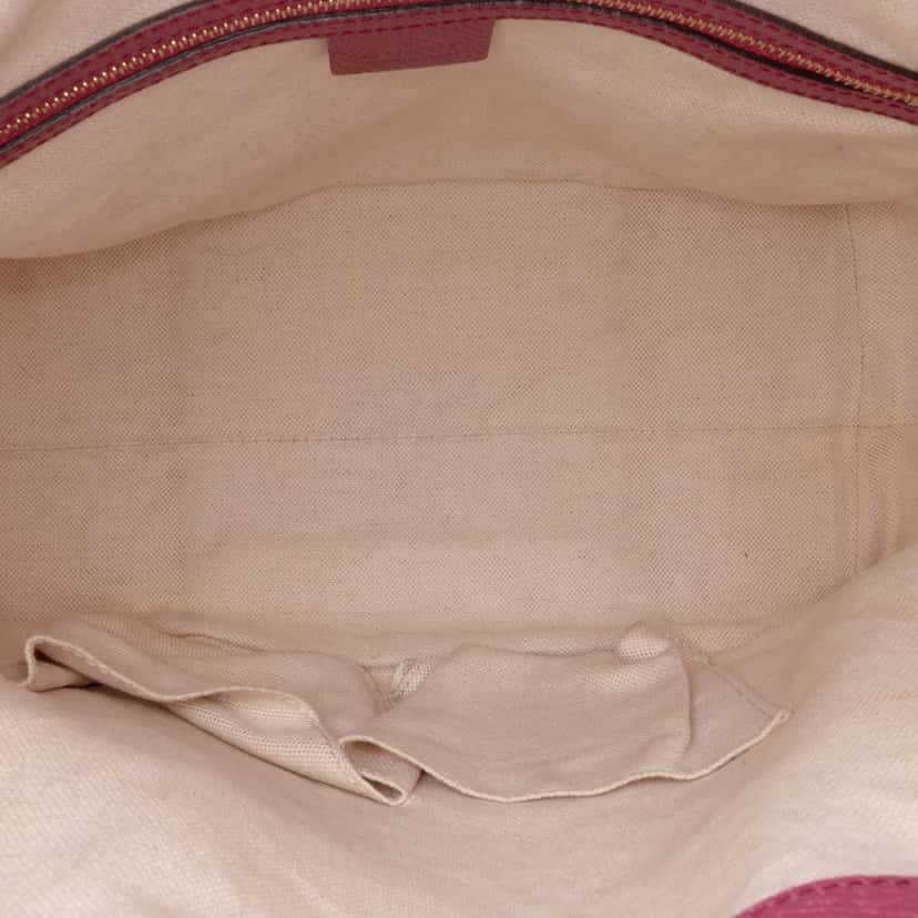 Gucci Medium GG Canvas Bree Satchel Brown Canvas Good condition - Model View