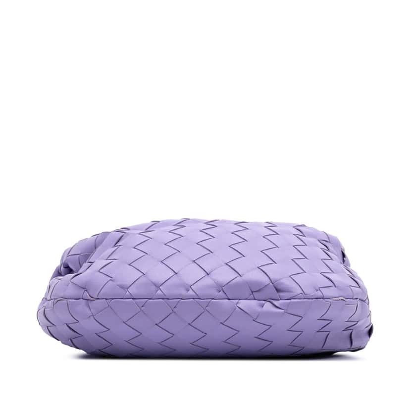 Bottega Veneta Mini Nappa Intrecciato Jodie Purple Leather Good condition - Inside View
