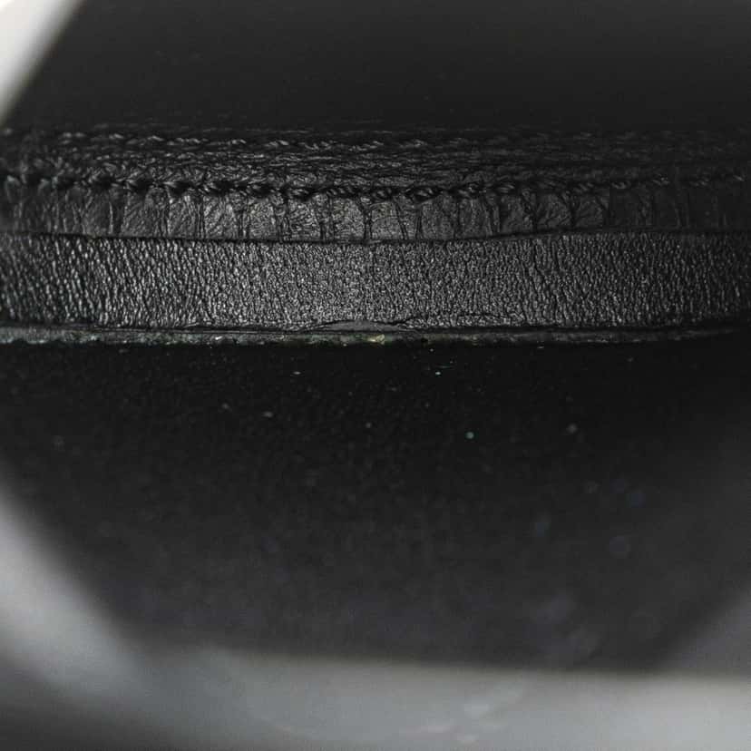 Loewe Mini Soft Calfskin Heel Pouch Black Leather Good condition - Model View