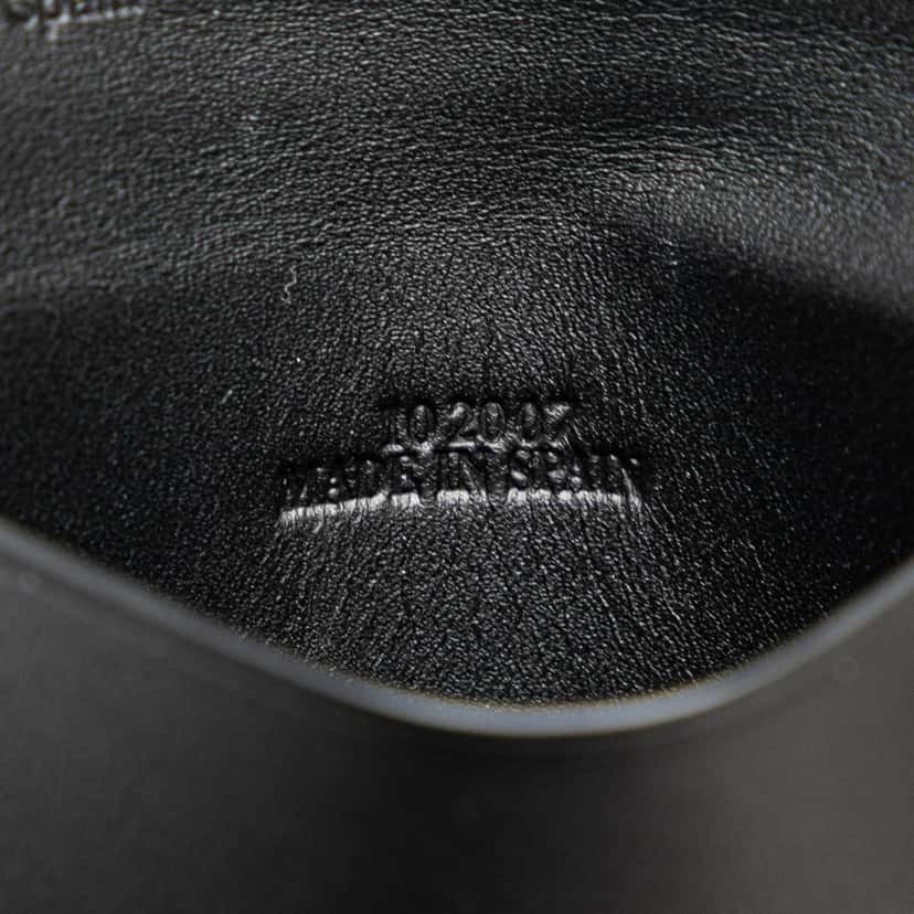 Loewe Mini Soft Calfskin Heel Pouch Black Leather Good condition - Box View
