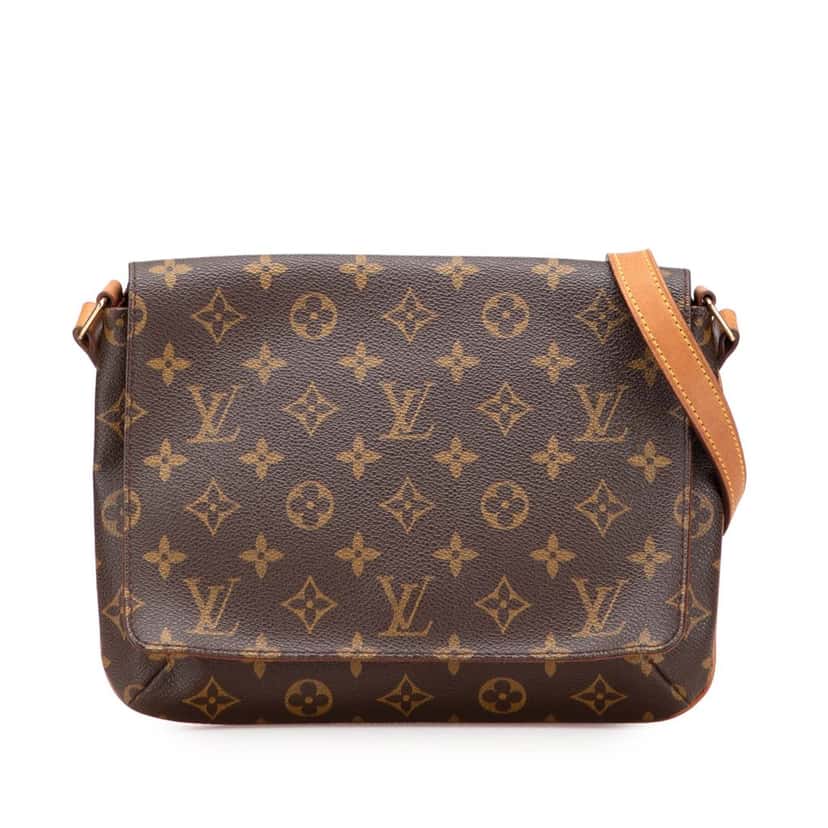 Louis Vuitton Monogram Musette Tango Short Strap Brown Canvas Good condition - Front View