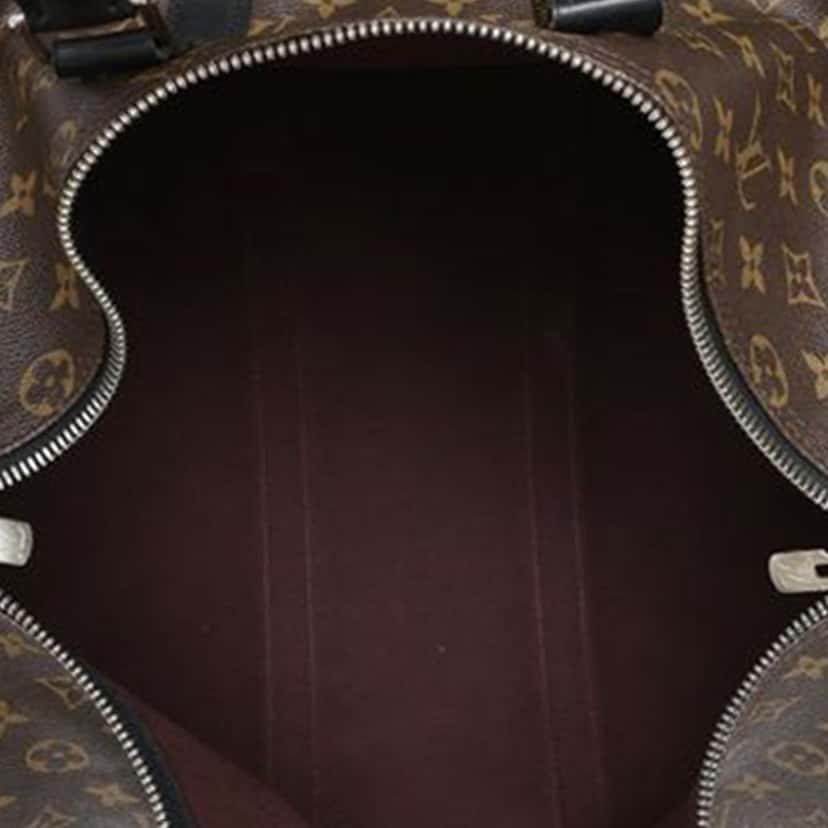 Louis Vuitton Monogram Macassar Keepall Bandouliere 45 Brown Canvas Good condition - Model View