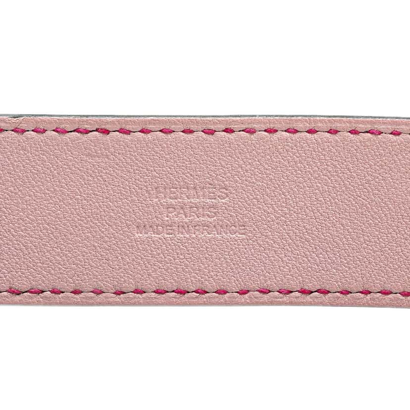 Hermès Chevre Chamkila Kelly Twist Bracelet PM T2 Pink Leather Very good condition - Model View