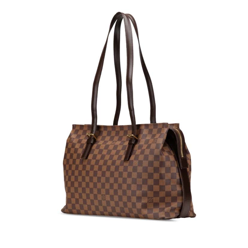 Louis Vuitton Damier Ebene Chelsea Brown Canvas Good condition - Back View