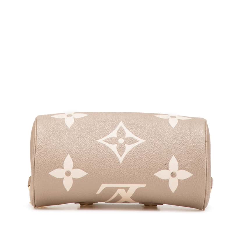 Louis Vuitton Bicolor Monogram Empreinte Giant Papillon BB Brown Leather Good condition - Inside View