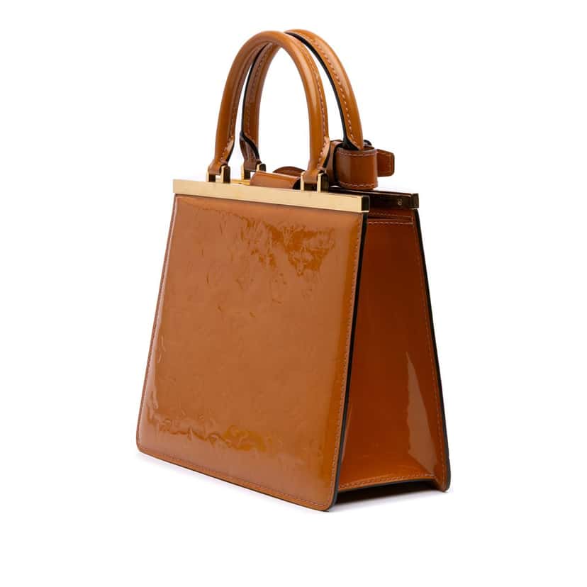 Louis Vuitton Monogram Vernis Deesse PM Brown Leather Good condition - Back View