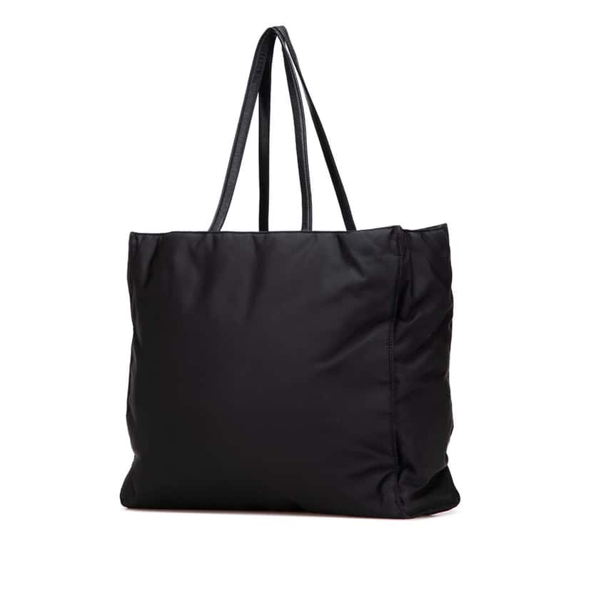Prada Re Nylon Tote Black Good condition - Back View