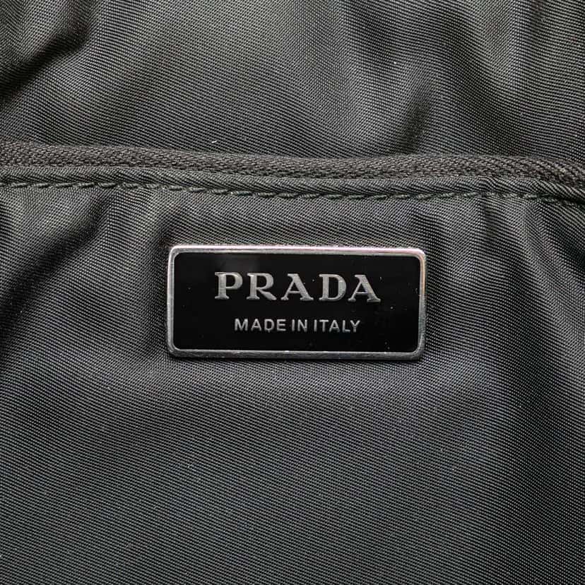 Prada Re Nylon Tote Black Good condition - Box View